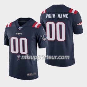 Maillot Homme New England Patriots Personnalisé Nike Navy 100th